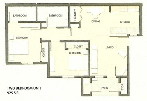 a drawing of a floor plan of a house
